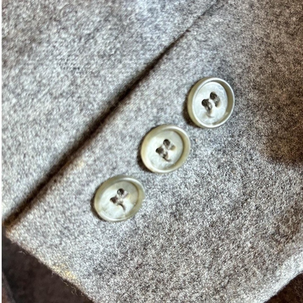 Vintage Pendleton Gray Wool Blazer Jacket Womens Size 16 100% Virgin Wool USA - Picture 4 of 9